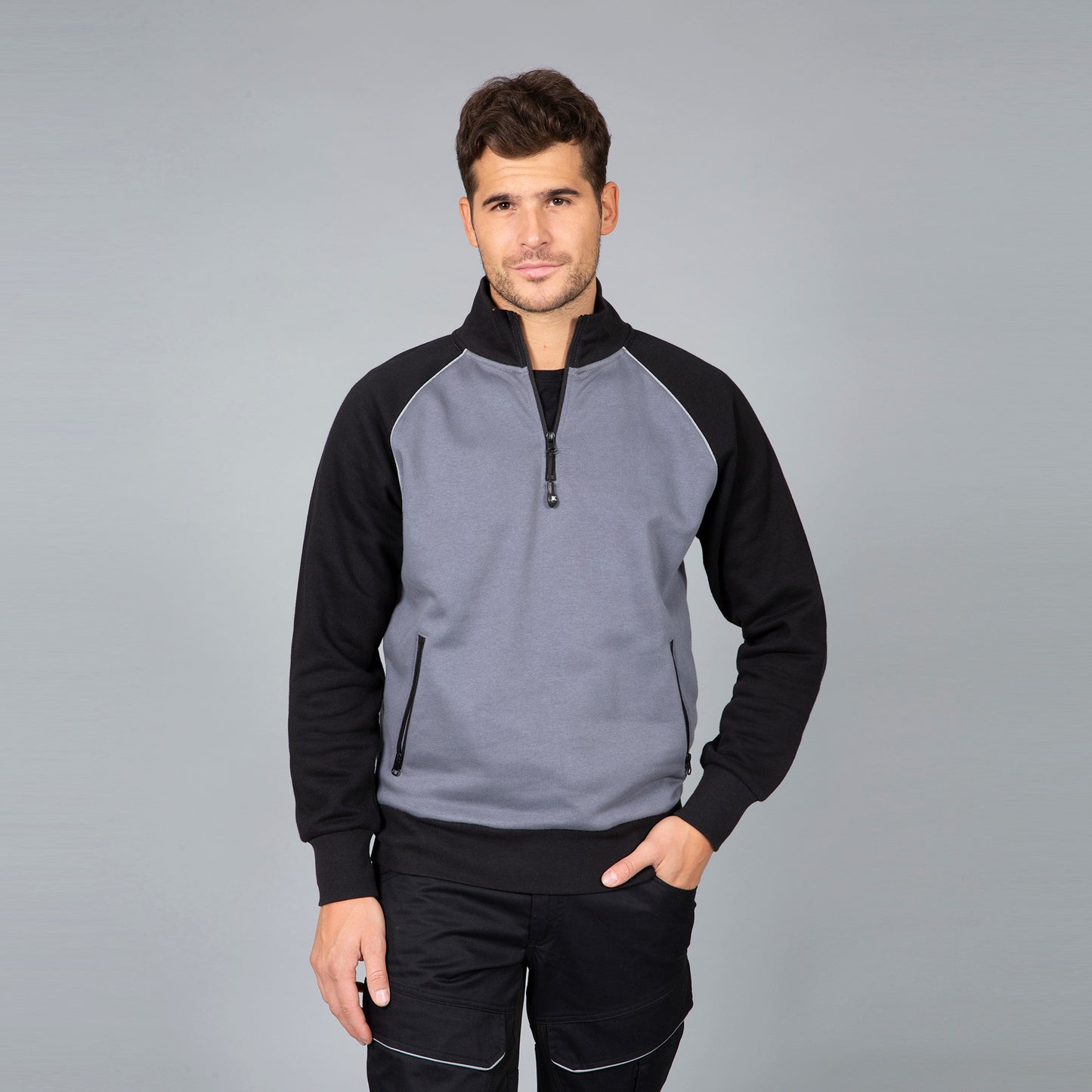 FELPA MEZZA ZIP - Linea Work
