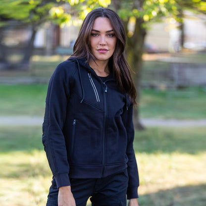 FELPA FULL ZIP CON CAPUCCIO LADY - Linea Professional