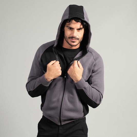 FELPA FULL ZIP CON CAPUCCIO MAN - Linea Professional