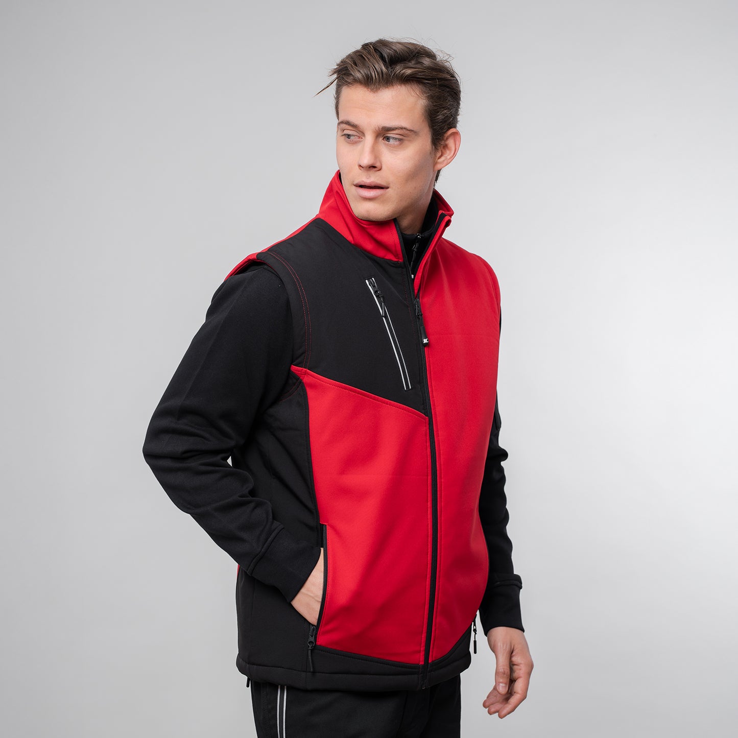 GILET IN SOFTSHELL 3 STRATI  PESANTE- Linea Professional