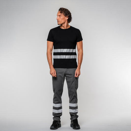 PANTALONE MULTITASCHE ELASTICIZZATO REFLECTING - Linea Work